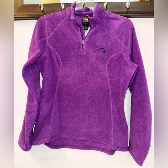 The North Face Purple Fleece Pullover Size Small - Picture 1 of 9